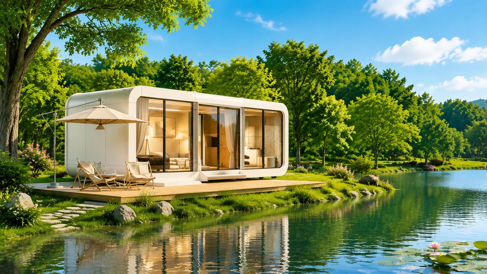 تصميمات داخلية ذكية ومستدامة