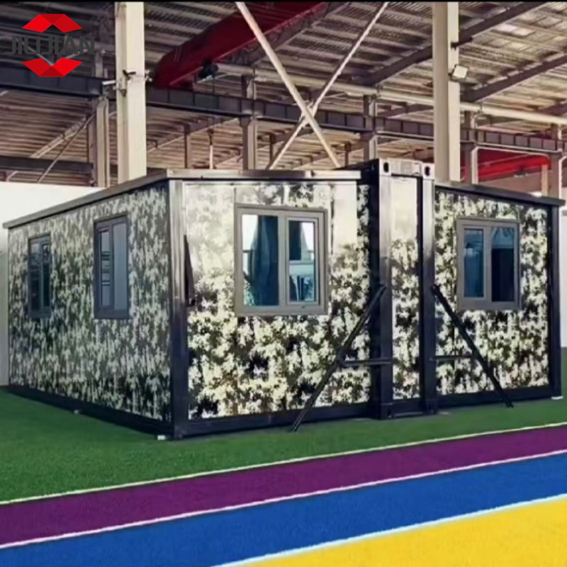 منزل حاوية قابل للتوسيع مصمم حديثًا للعيش والمكتب