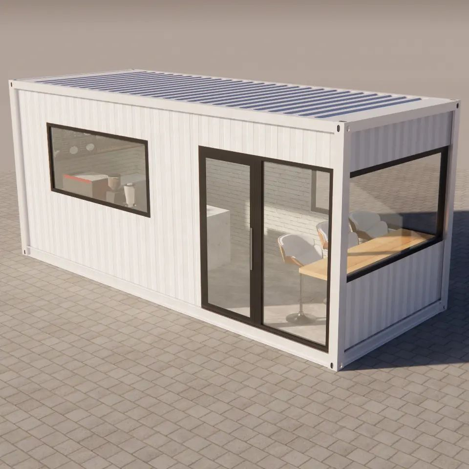 تجميع وتفكيك سهل 20FT 40FT تصميم حاويات تخزين مسبقة الصنع صغيرة محمولة للبيع