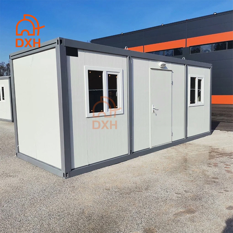 فاخرة حديثة 20FT 15FT 10FT مكتب جراج مسبق الصنع مدرسة فصل دراسي شقة فندق شاطئ وحدة مسبقة الصنع قابلة للفك حاوية مكتب منزل
