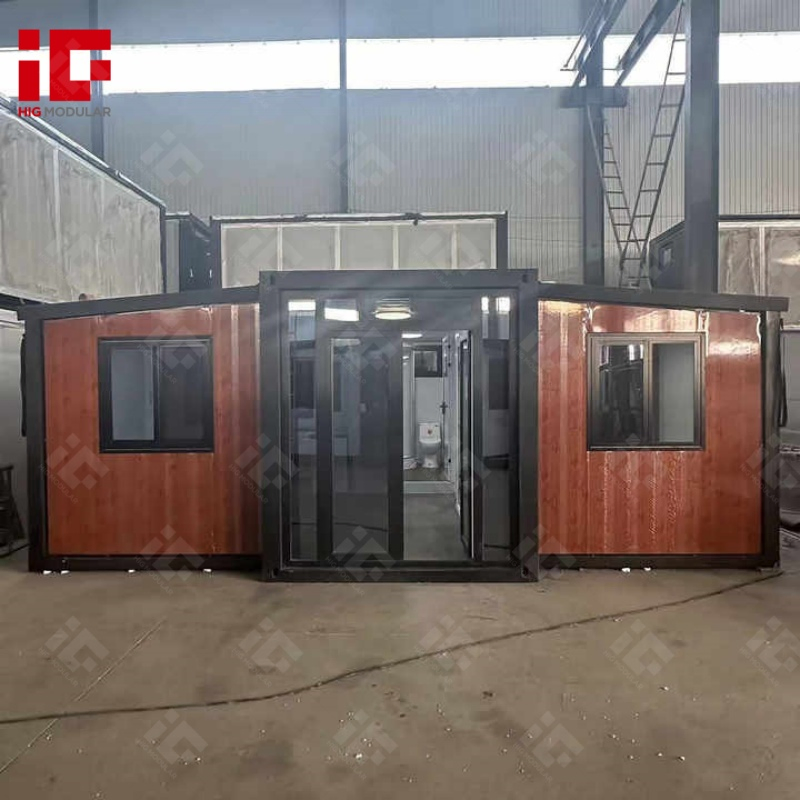بيت حديث مخصص أبيض 20/40FT شقة جدتي على عجلات 2 غرفة نوم فاخرة منازل مسبقة الصنع