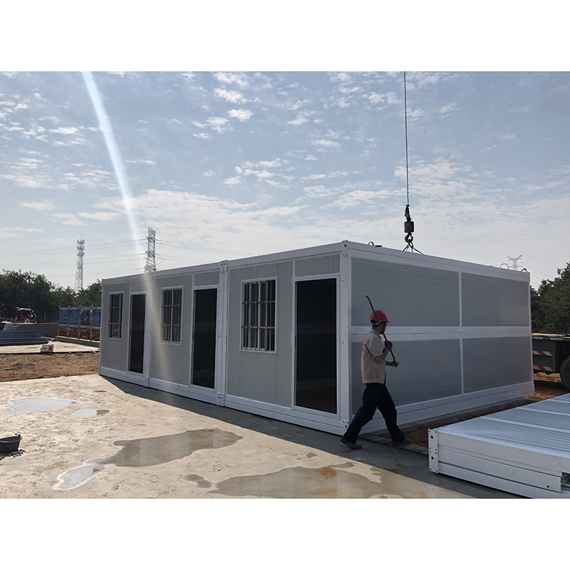 شحن جملة منازل حاويات صغيرة فاخرة حديثة قابلة للطي ومحمولة