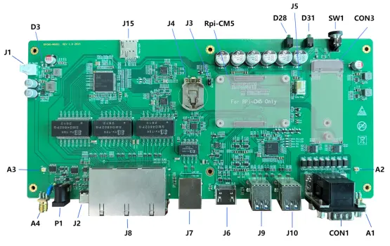 PCB Top View