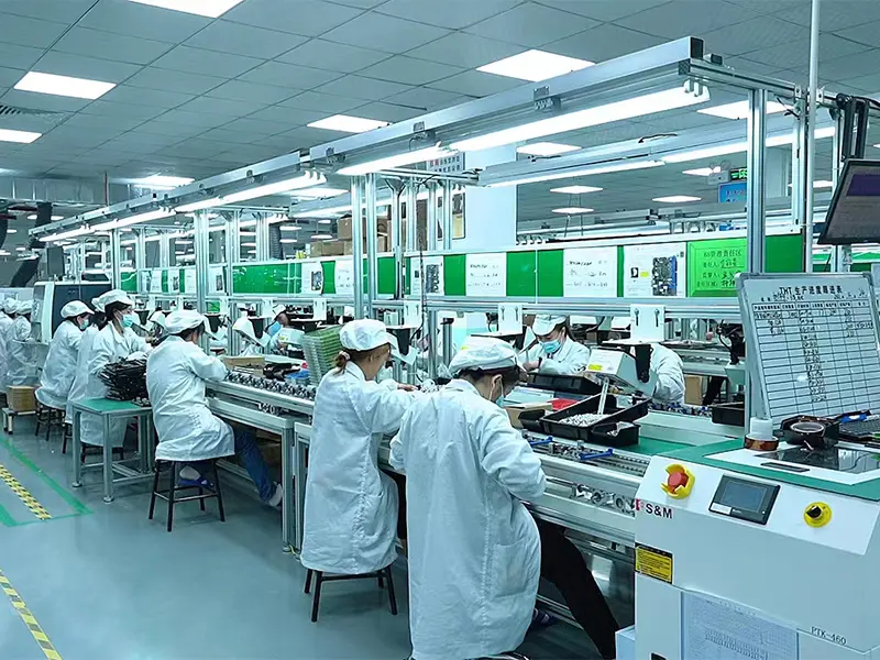 Automated SMT production line with inspection