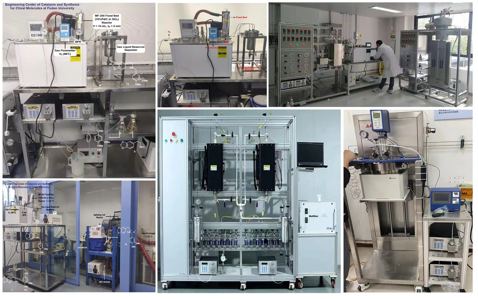 مضخة كيميائية لاختبار المحفزات