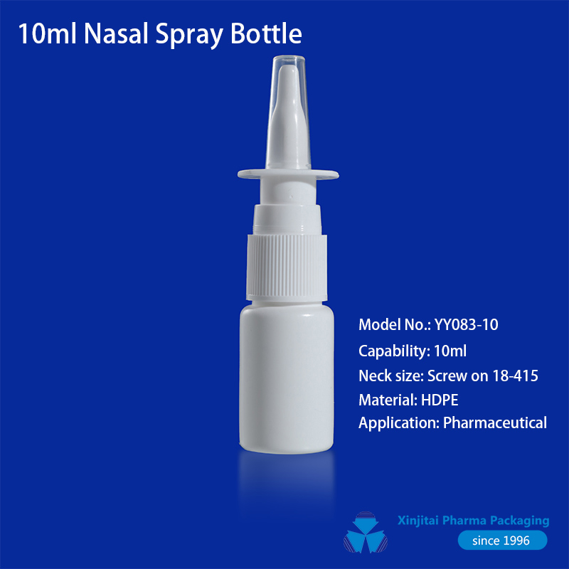 18/415 بخاخ أنف مع 10ml 15ml 20ml زجاجة بلاستيك HDPE
