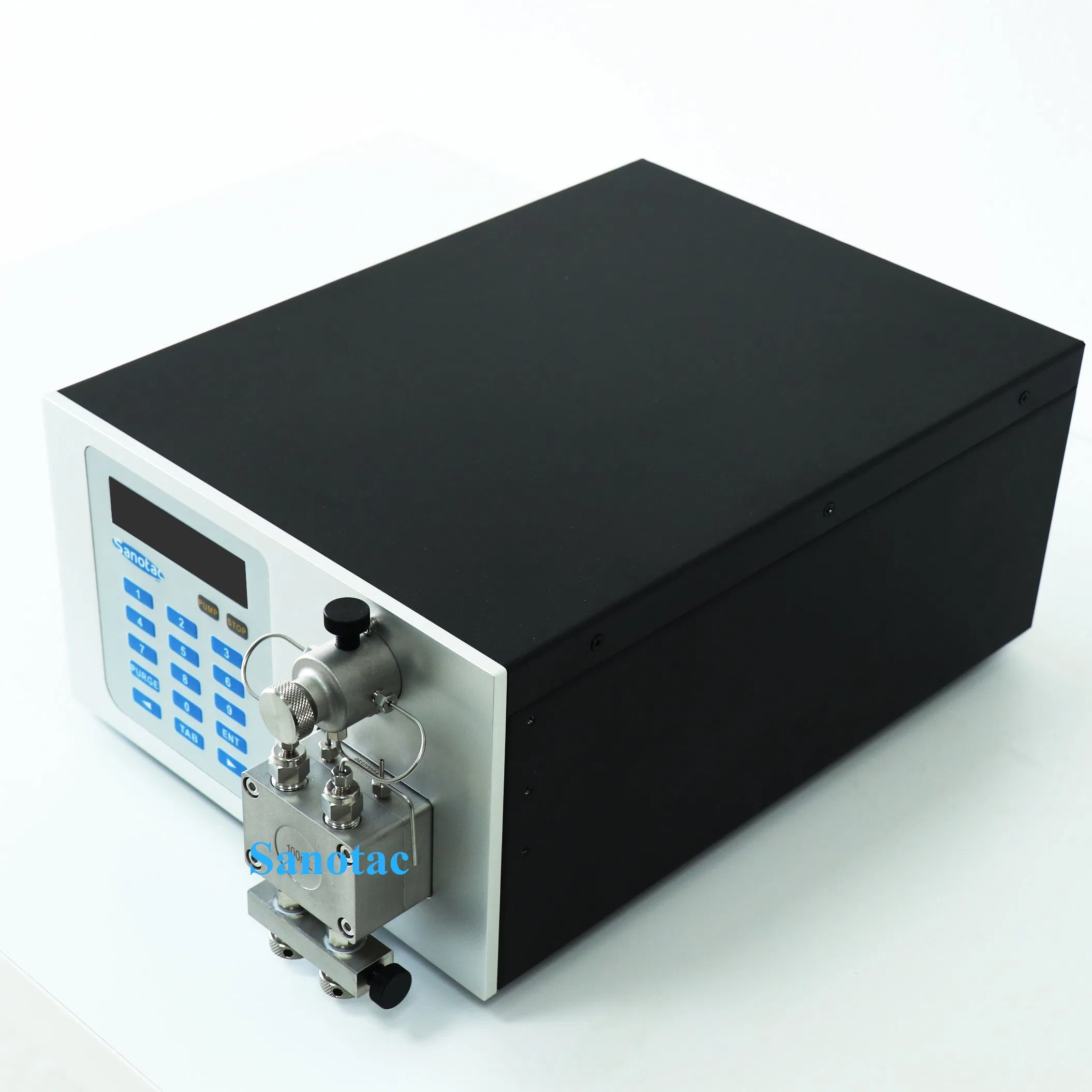 مضخة HPLC قابلة للتثبيت على السطح مع مقاومة للعوامل المؤكسدة لمصانع مستمرة على نطاق المختبر، قياس دقيق في نطاق ضغط 0-40MPa