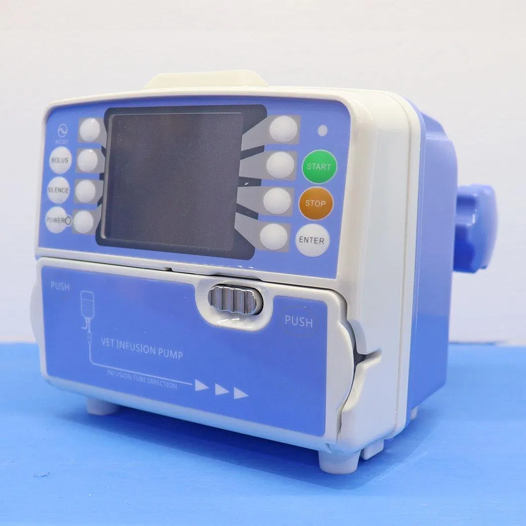 مضخة حقن تعمل باللمس للقطط والكلاب مضخة تسريب بيطرية للاستخدام الحيواني HK-100vet
