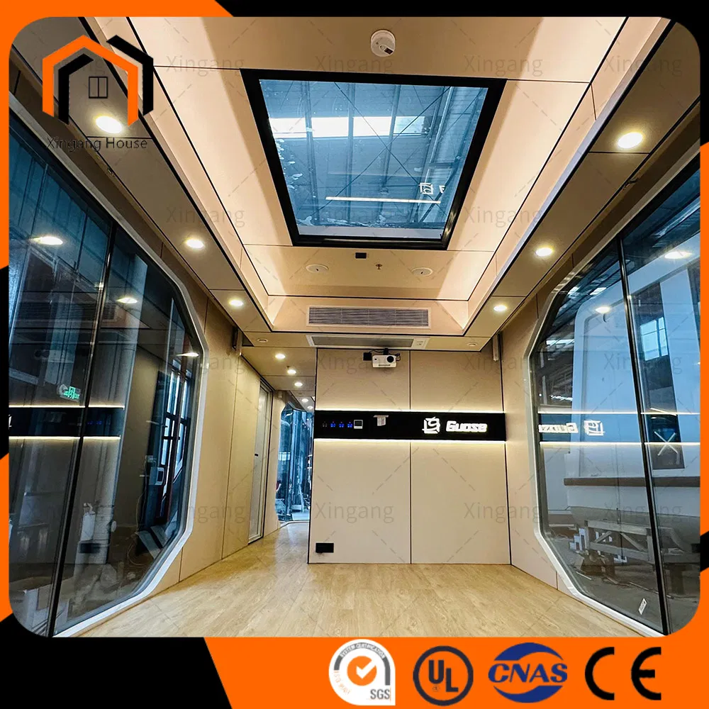 Casa modular prefabricada de lujo móvil inteligente de alta gama, casa cápsula modular, casa prefabricada modular