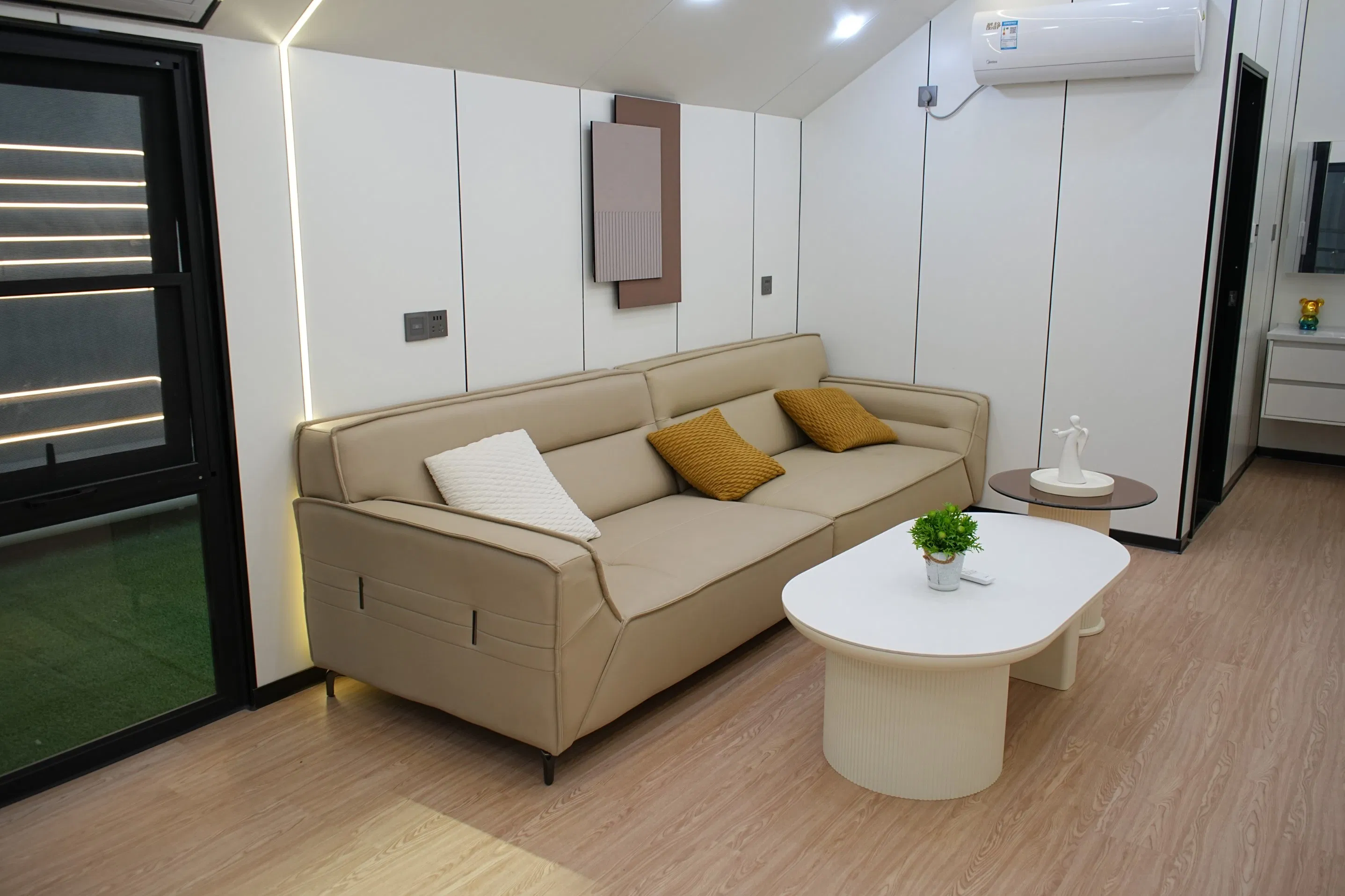 Moda /Casa de Playa/ Casa Modular Prefabricada Contenedor Espacial Cabaña Modular Casas Prefabricadas Hogar de Camping de Alta Gama Habitaciones Prefabricadas Pequeña Casa Cápsula