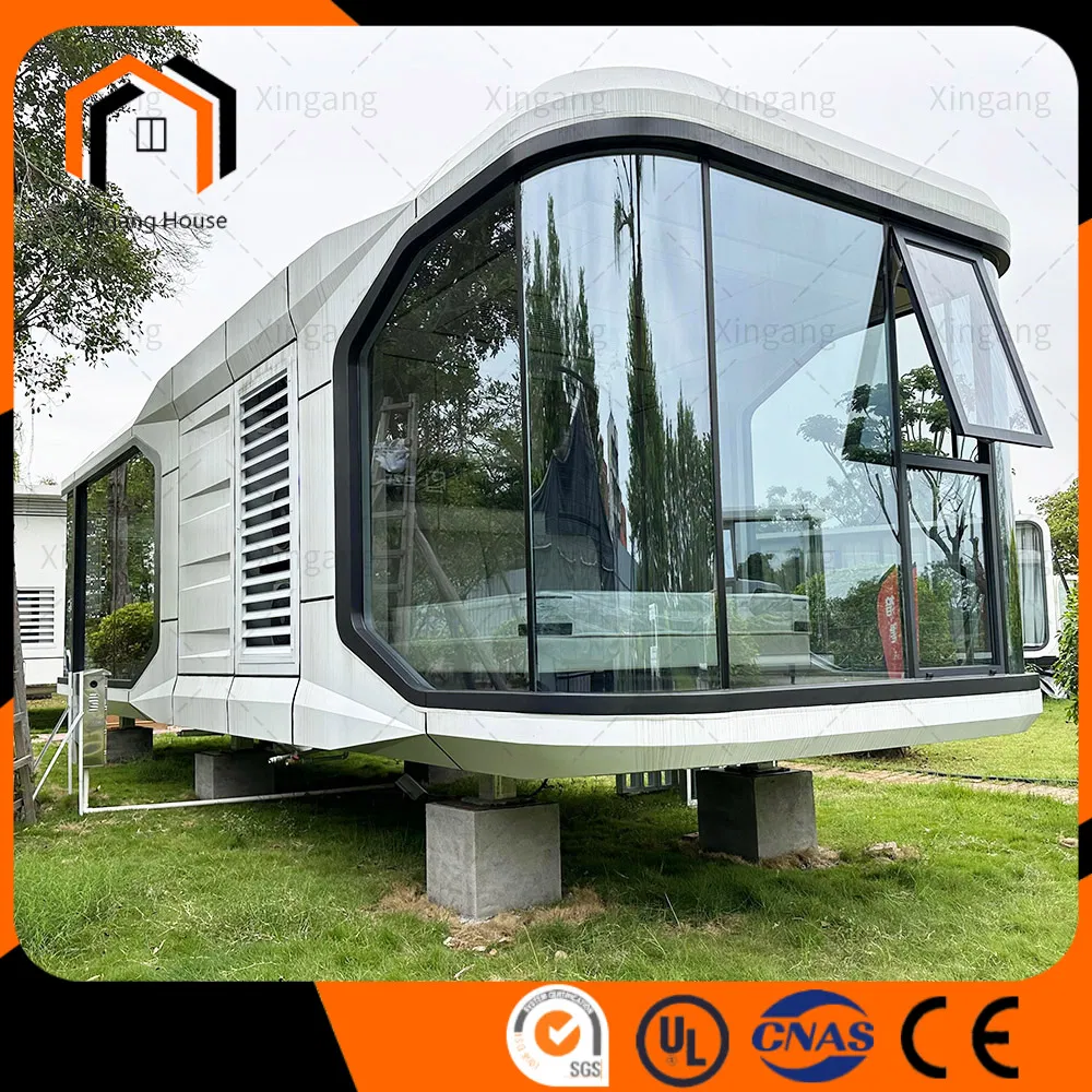 Casa modular prefabricada de lujo móvil inteligente de alta gama, casa cápsula modular, casa prefabricada modular