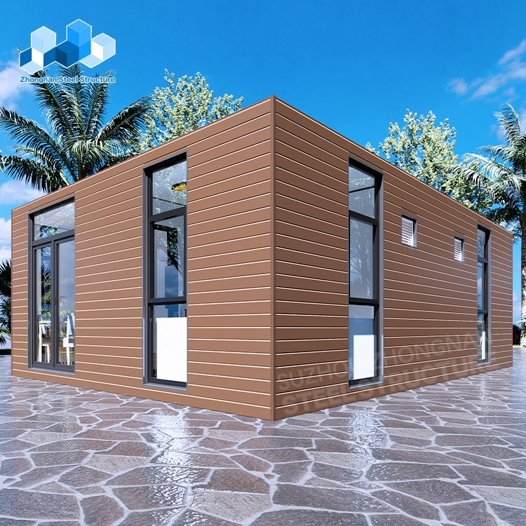Casa Contenedor Prefabricada Moderna de Lujo Personalizada y de Bajo Precio 70sq 2 Dormitorio 1 Sala de Estar Cocina