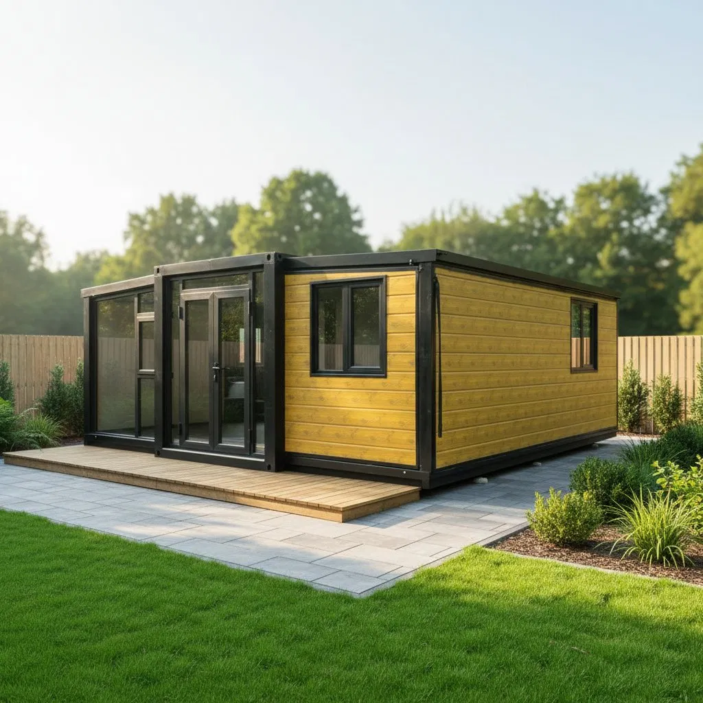 Casa Prefabricada De Contenedor Grande Prefab 20FT 40FT Casa Móvil De Lujo Dos Dormitorios Casa Pequeña Prefabricada En Venta Casa Contenedor Expandible