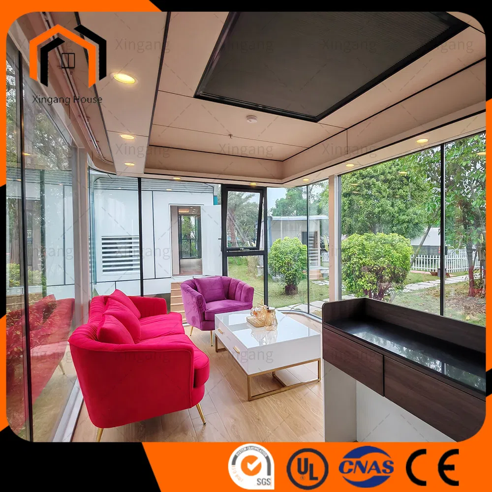 Casa modular prefabricada de lujo móvil inteligente de alta gama, casa cápsula modular, casa prefabricada modular