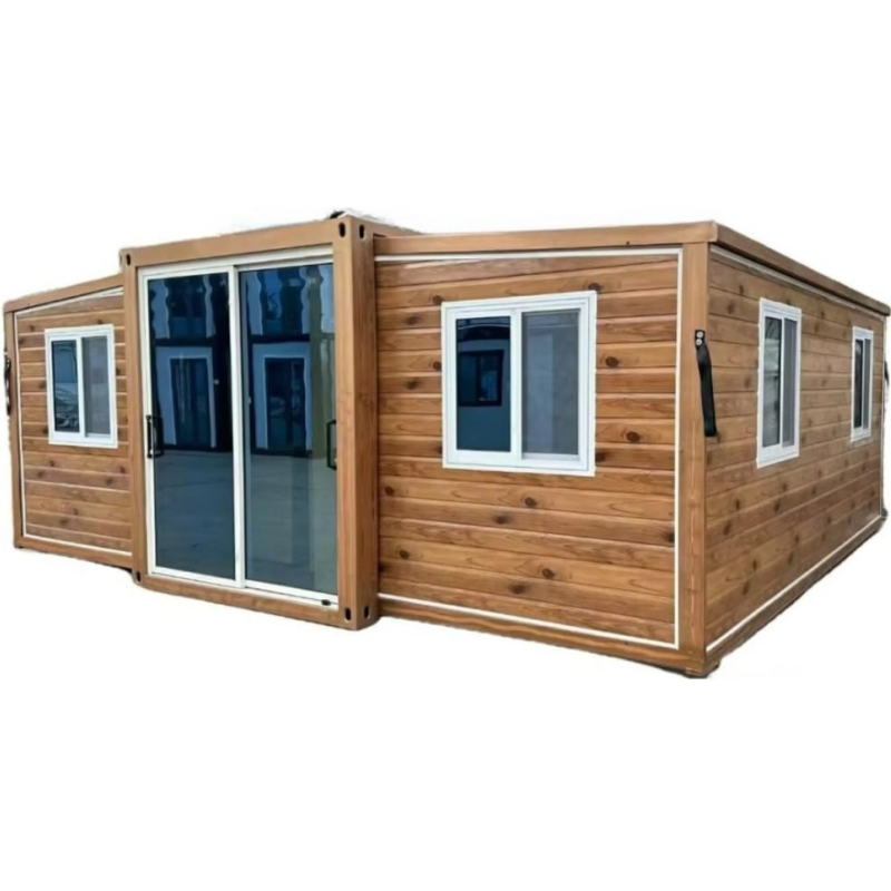 Casas contenedores modulares móviles de lujo de alta calidad, modernas y portátiles, con estructura de acero, para vivir al aire libre, expandibles y con dormitorio para construcción prefabricada