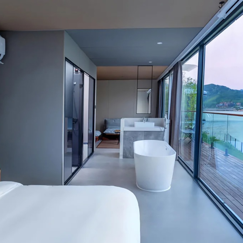 Personalizar diseño moderno cápsula mini modular prefabricado barato casa móvil de lujo