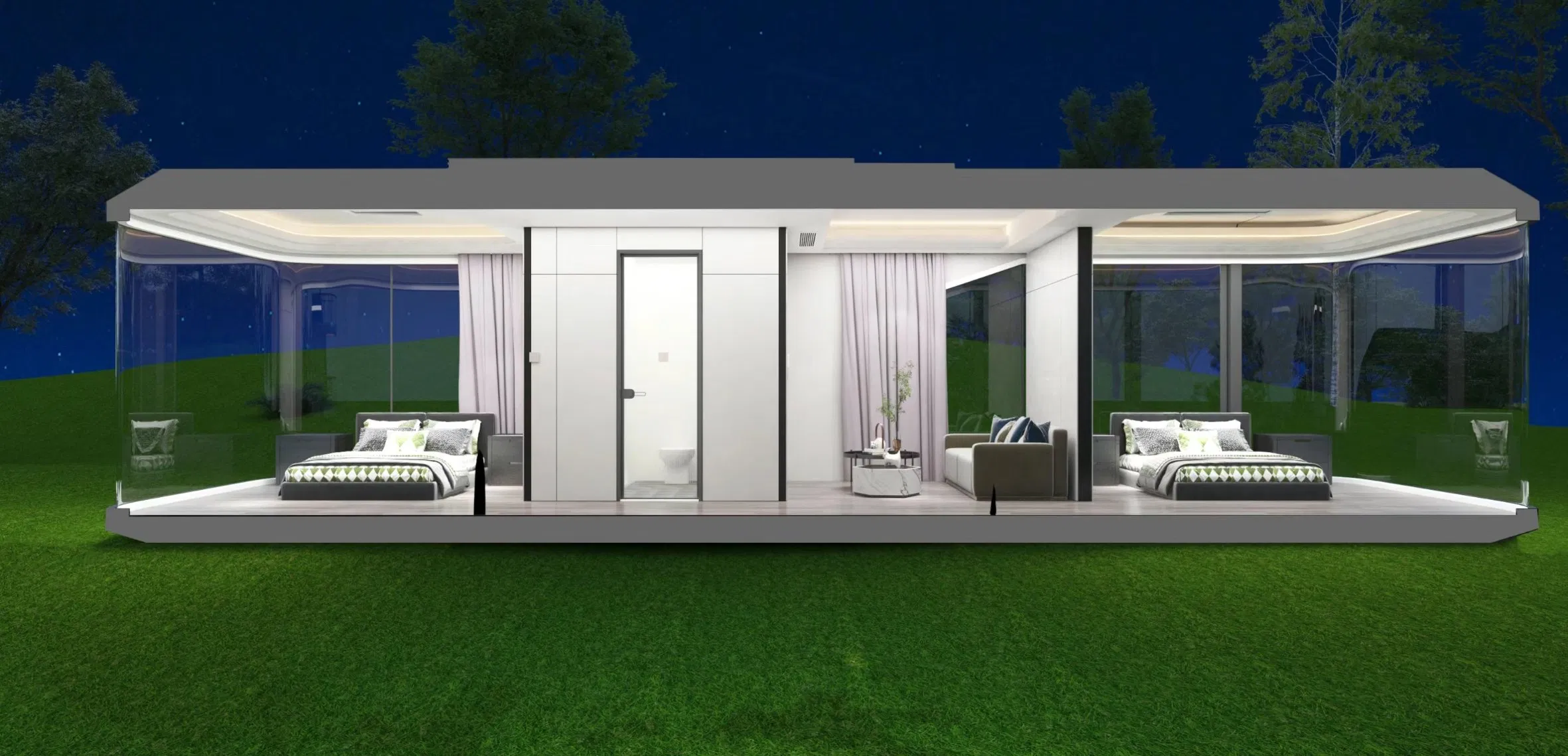 Fabricación profesional en China de casas cápsula móviles de lujo modernas y personalizadas