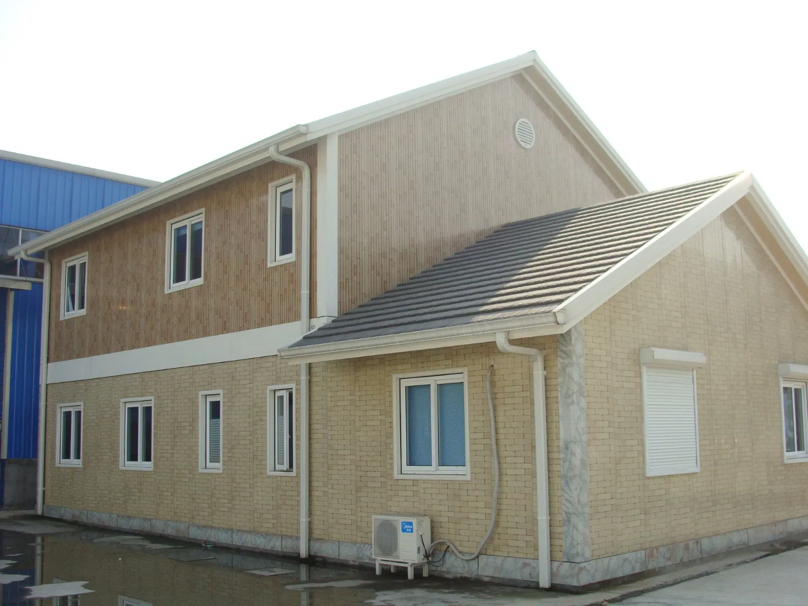 Diseño moderno y lujoso de estructura de acero ligero, villa prefabricada Lgs, edificios residenciales asequibles