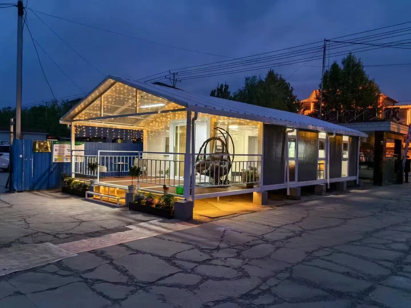 20FT Nueva Casa Contenedor Prefabricada Modular Moderna de Lujo Plegable Móvil Portátil Expandible Turnkey Tiny