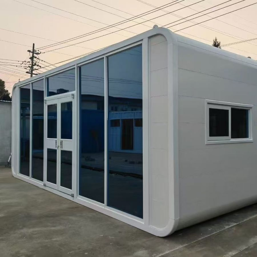 Lujo 20FT o 40FT Oficina Modular Prefabricada de Contenedores de Envío Portátil Casa de Manzana