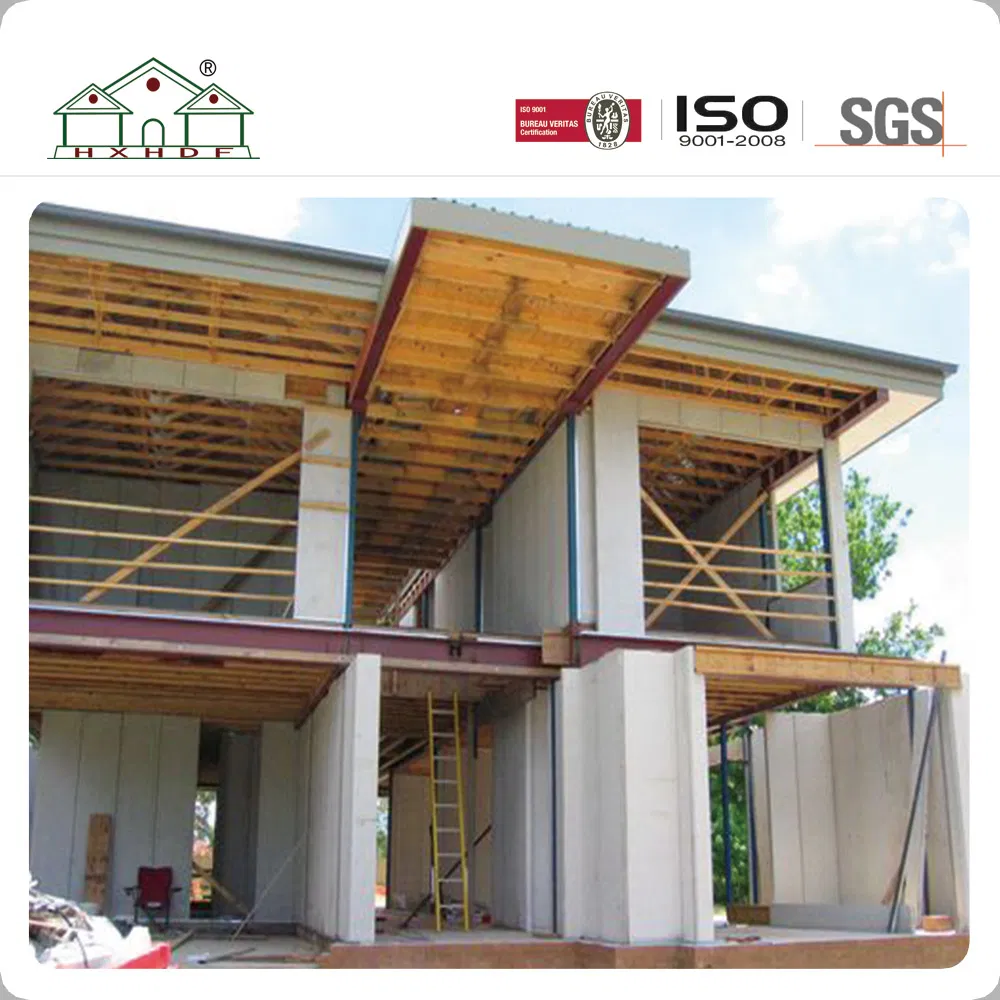 Casa de lujo prefabricada abierta, villa prefabricada