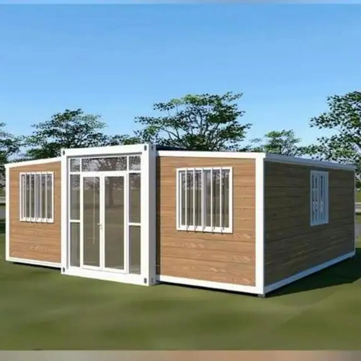 Venta Caliente Más Popular Modular Prefabricado Pequeño Portable 20/40 FT Plegable Expandible Lujo Contenedor Villa Oficina Casa Prefabricada Cápsula Camping Hogar