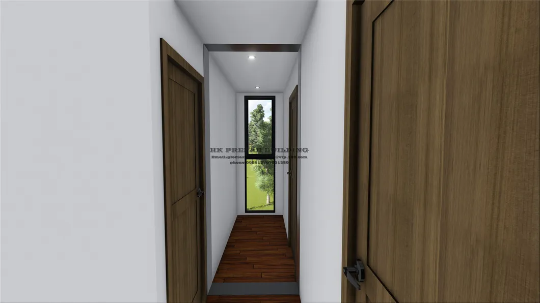 Decoración interior del contenedor modular