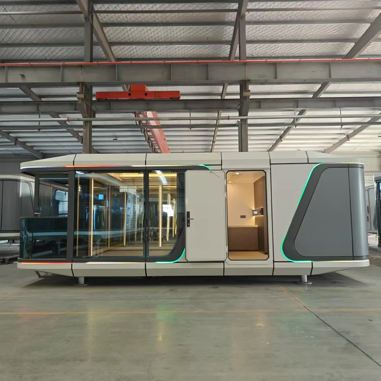 Cabaña apartamento de lujo modular personalizada para camping prefabricado en venta