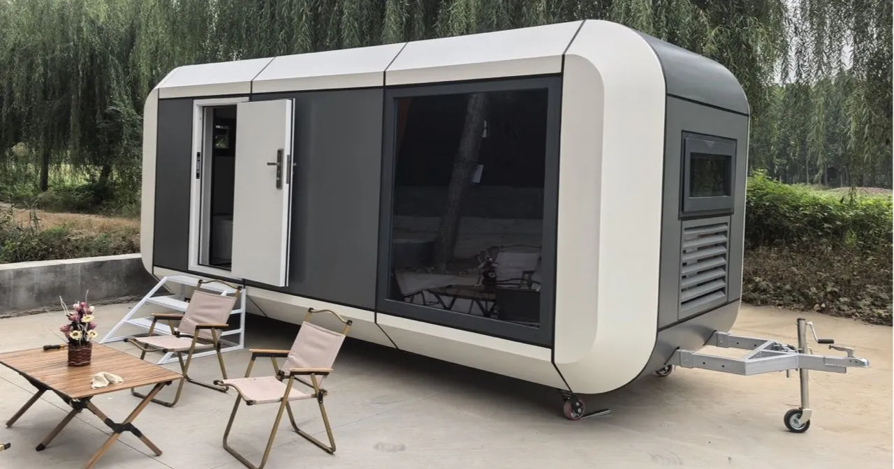 Hotel de lujo Pru cápsula prefabricado inteligente móvil moderno casas modulares