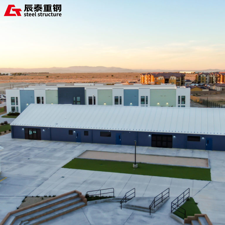 Refugio modular de diseño de apartamento de fabricación de acero de lujo de China