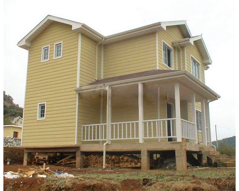 Villa Prefabricada de Lujo Estructura de Acero Ligero Prefabricada / Casas Prefabricadas / Construcción de Casa Prefabricada