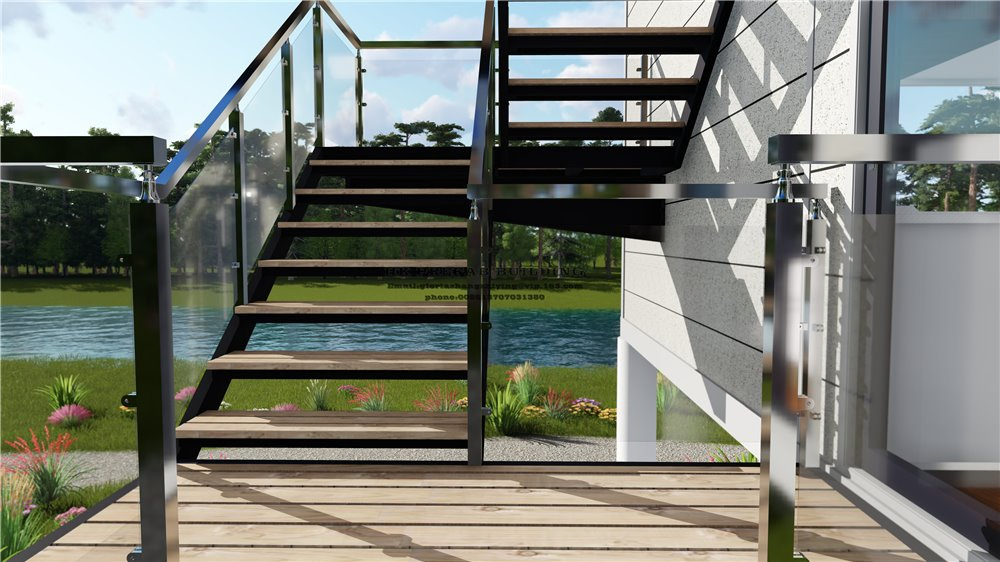40feet Apartamento multilevel modular de contenedor de envío para hotel de propiedad familiar