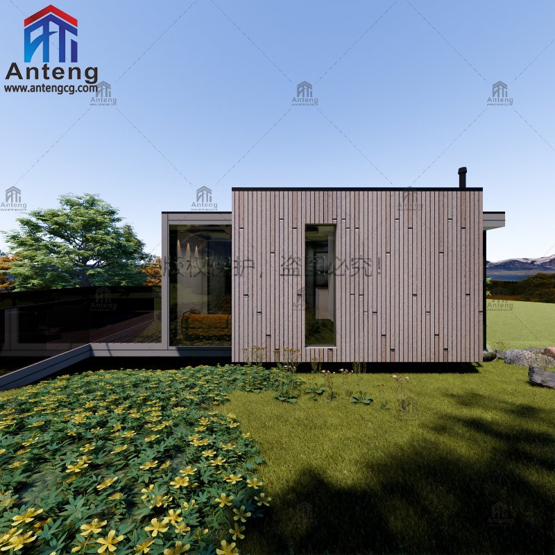 20FT Residencia Móvil de Alta Gama Casa Modular Prefabricada de Contenedor
