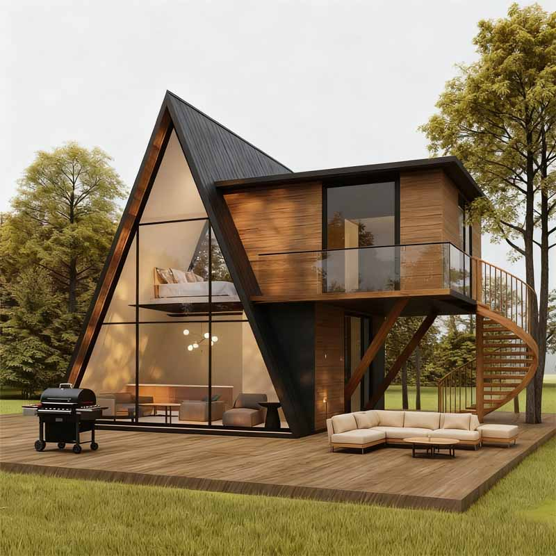 Casas Modulares de Alta Gama Casas Prefabricadas Clayton 2 Dormitorio 2 Baño Casa Modular