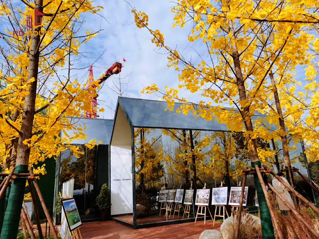 Casa modular prefabricada popular portátil de lujo apartamento en Europa