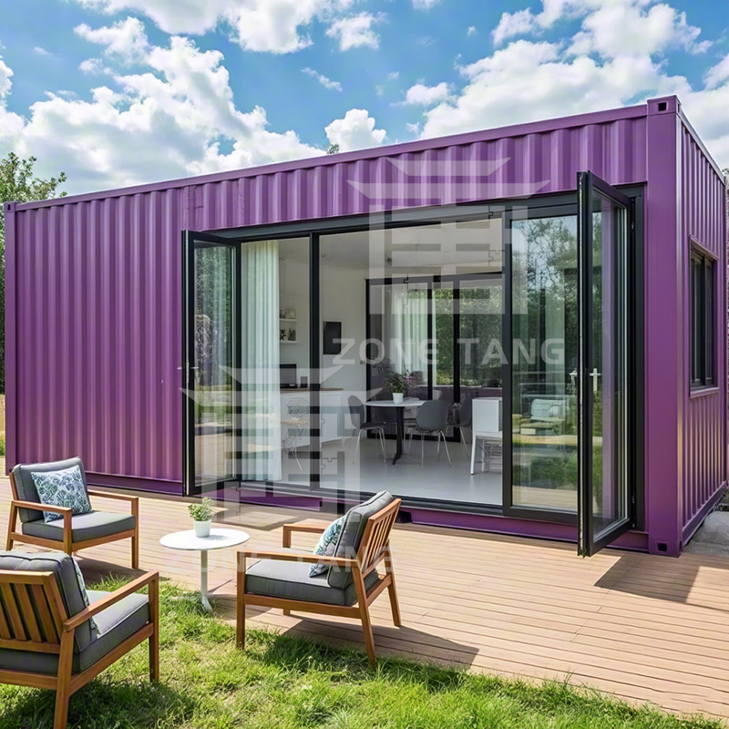 Hogares de contenedores prefabricados de lujo modulares móviles personalizables