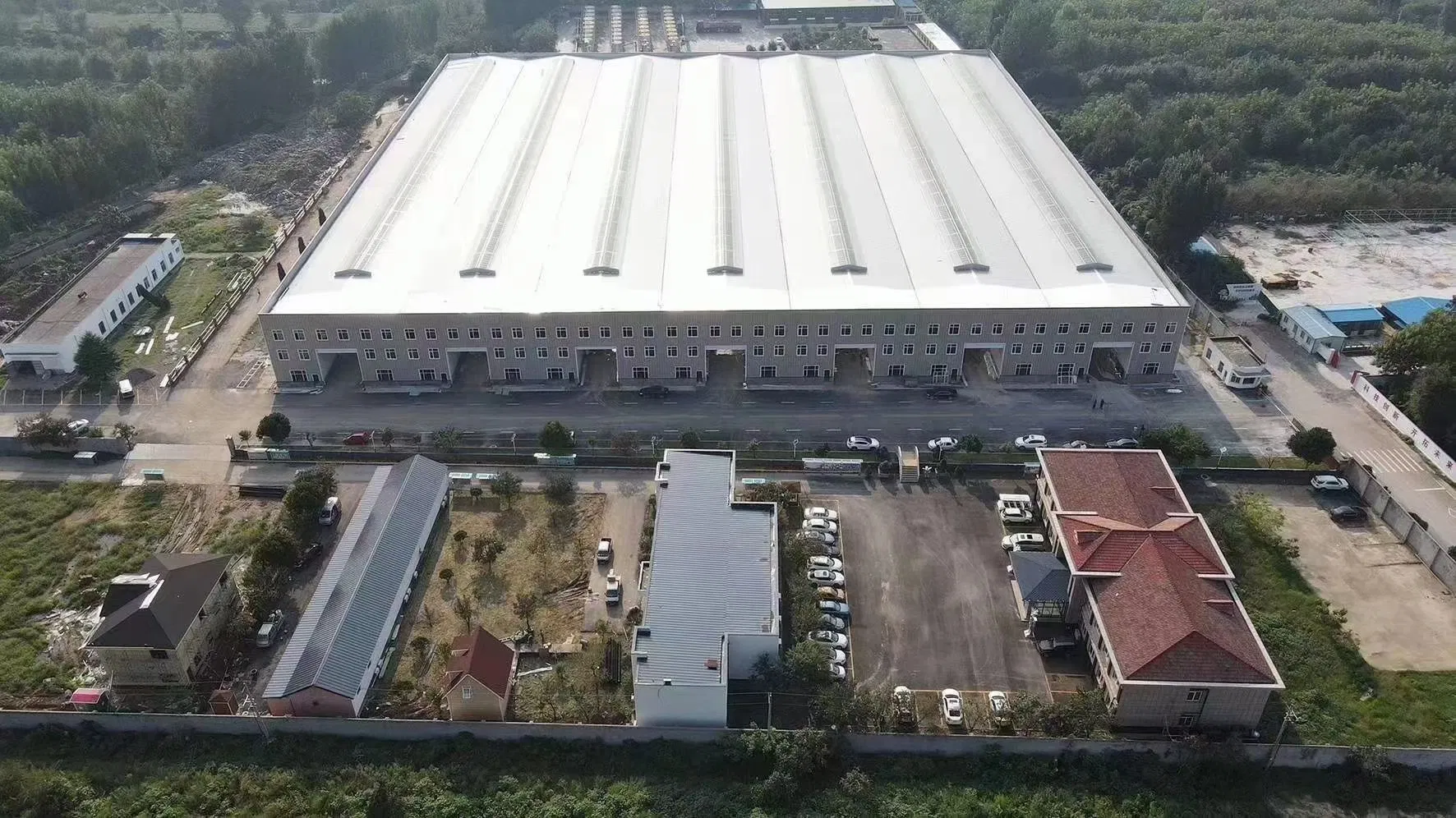 Fábrica de China, ensamblaje rápido, estructura de acero ligero, villa prefabricada de lujo