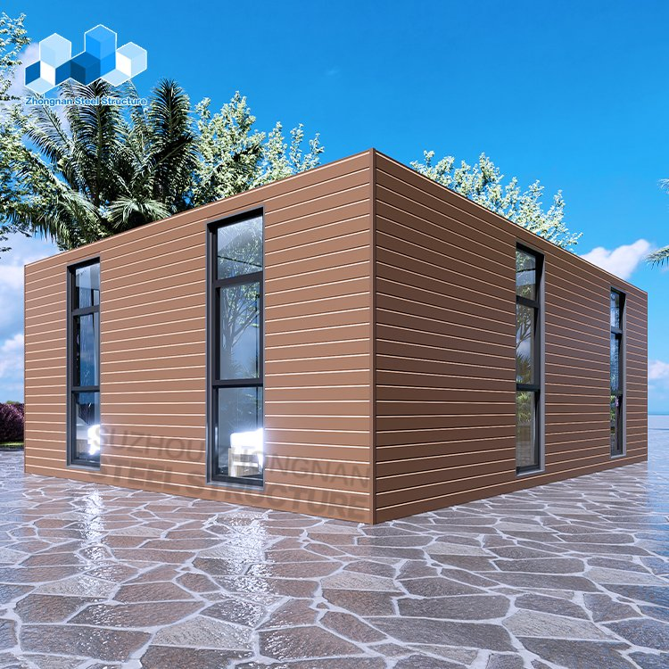 Casa Contenedor Prefabricada Moderna de Lujo Personalizada y de Bajo Precio 70sq 2 Dormitorio 1 Sala de Estar Cocina