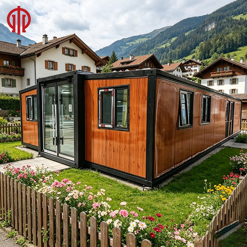 Casa portátil de lujo prefabricada móvil personalizada 40FT 20FT expandible
