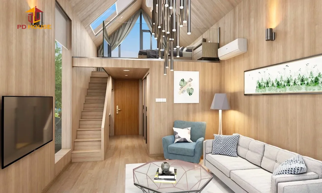 Casa modular prefabricada popular portátil de lujo apartamento en Europa
