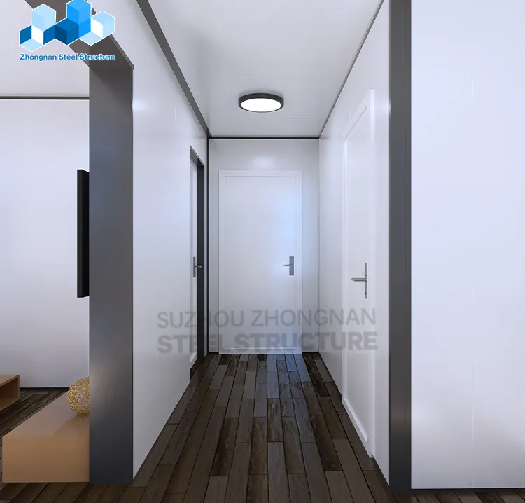 Casa Contenedor Prefabricada Moderna de Lujo Personalizada y de Bajo Precio 70sq 2 Dormitorio 1 Sala de Estar Cocina