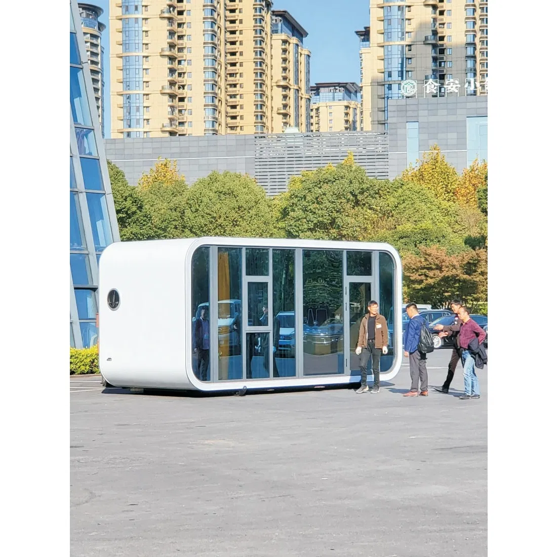 Cabaña de glamping modular prefabricada de lujo para aventuras al aire libre