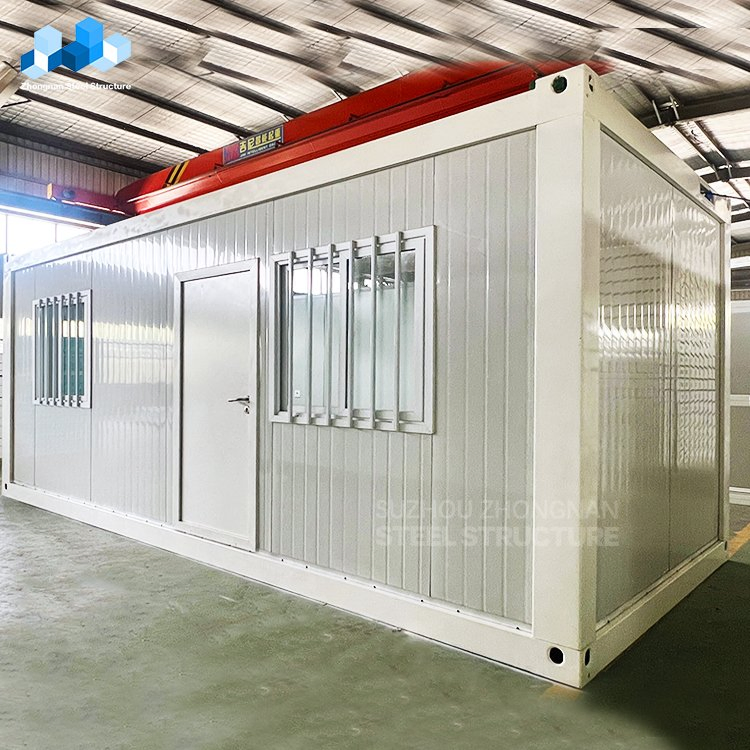 20FT Casa Móvil Moderna de Lujo 2 Oficina Modular Portátil Prefabricada Casa Contenedor Tiny
