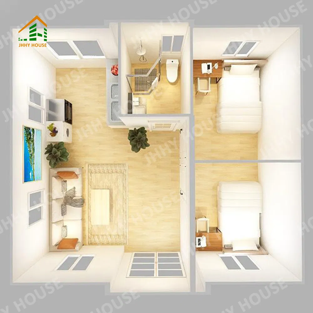 Hogares de contenedores modulares modernos de lujo, casas de contenedores de envío expandibles