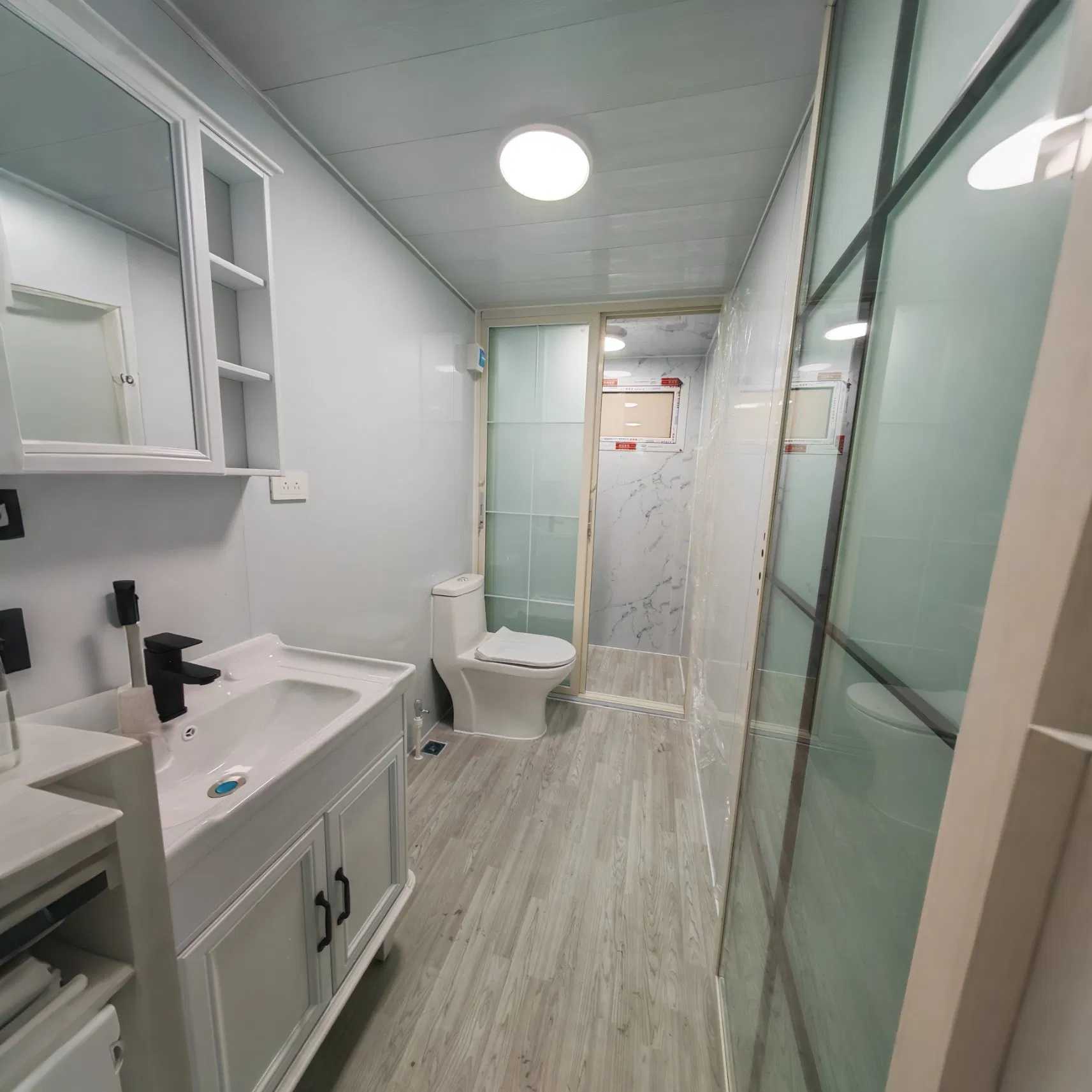 Casa portátil de lujo prefabricada móvil personalizada 40FT 20FT expandible