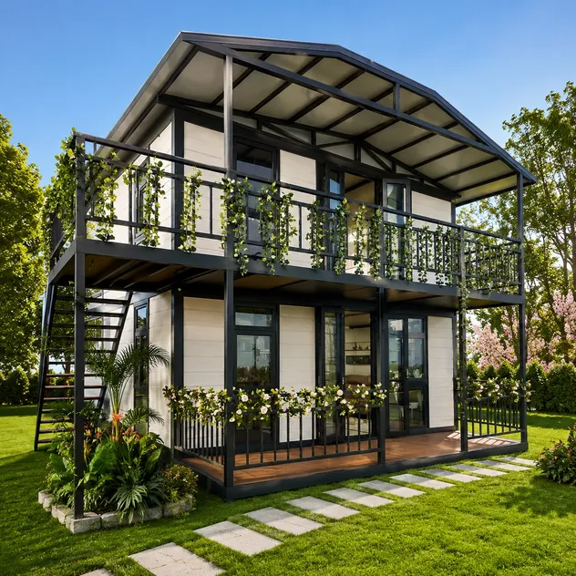 Casa Modular Prefabricada Casa Pequeña Moderna Cabaña Prefabricada