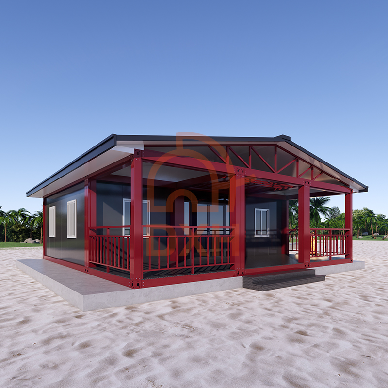 Fabricación Dxh OEM ODM Lujo Vivienda Prefabricada Villa Modular Prefab Casa Contenedor Desmontable de Vidrio 2 3 Dormitorio Jardín 20FT 15FT 30FT 40FT Casa Móvil