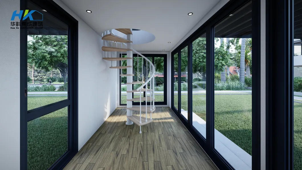 40FT Dos Plantas Lujo Listo Hecho 2-Bedroom Moderno Prefabricado Prefab Modular Envío Vivienda Contenedor Villa Edificio Casa Hogar