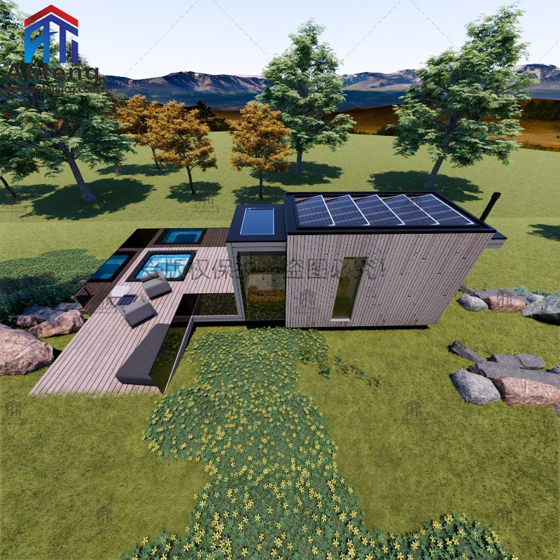 20FT Residencia Móvil de Alta Gama Casa Modular Prefabricada de Contenedor