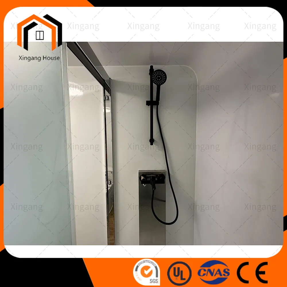 Cabaña de manzana de acero ligero plegable modular de lujo prefabricada